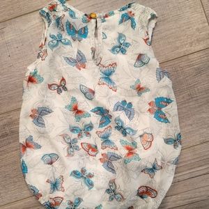 Kardashian Kids butterfly baby rhomper onsie